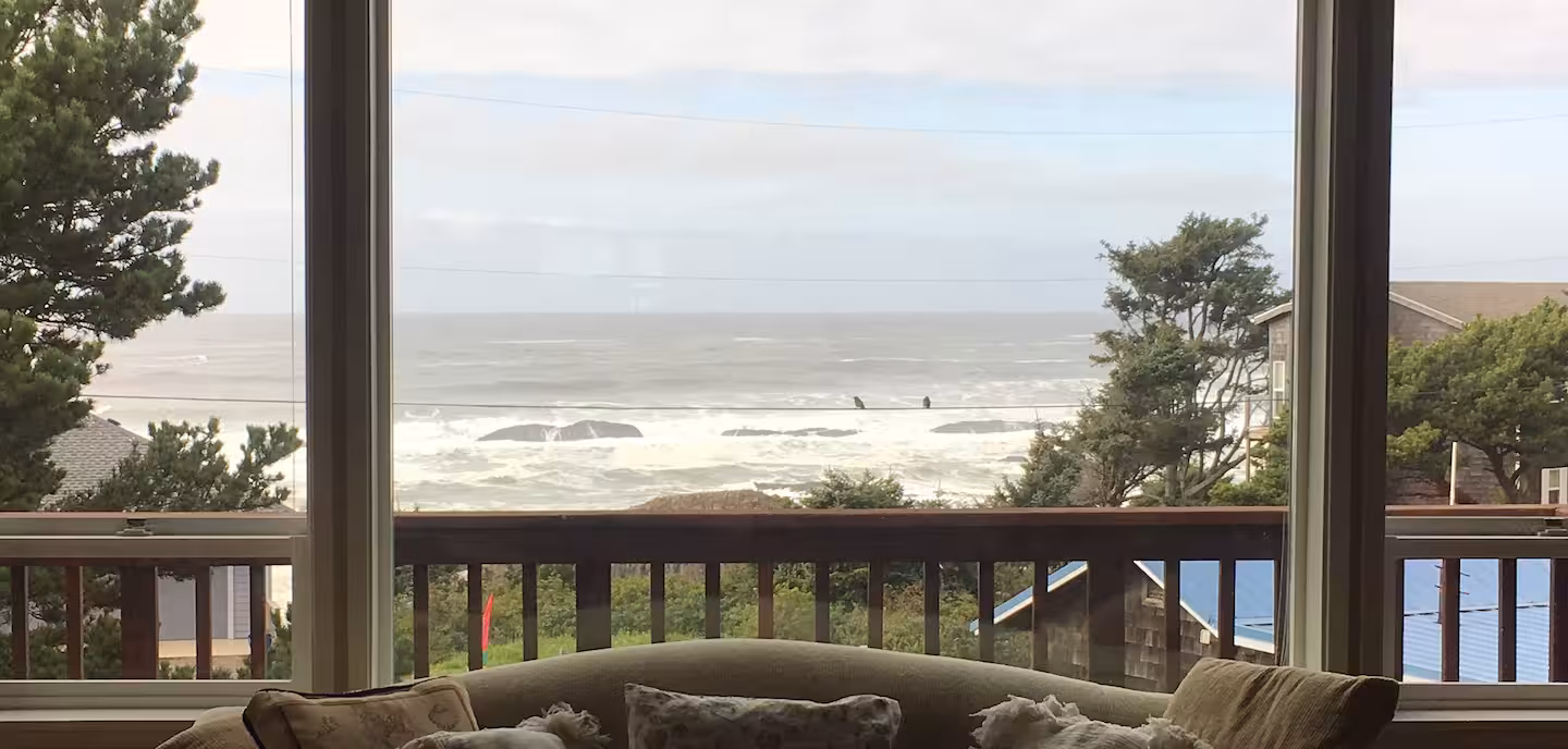 The view from the living room, Beach Haven